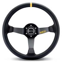 Steering Wheel 345 Leather - Black