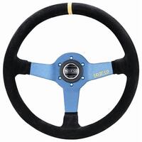 Steering Wheel Monza L550 - Suede Black/Black