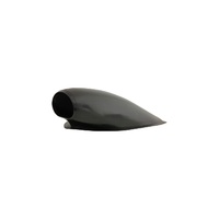 Carbon Fibre Hood Scoop w/D Shape Opening