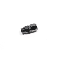 8AN PTFE Hose End Black Straight