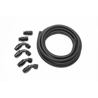 6AN Universal DIY PTFE Hose Kit Black