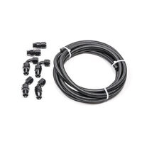 10AN Universal DIY PTFE Hose Kit Black