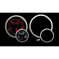 52mm Electrical Fuel Level Gauge - Amber/White 