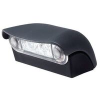 Led Licence Plate Lamp 10-33V Black Housing Use Single Sided