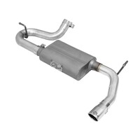 Scorpion 2.5" Aluminized Steel Axle-Back Exhaust System - Polished Tips (Wrangler JK 11-18)