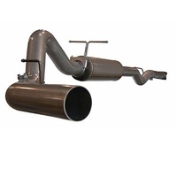 Large Bore-HD 4" 409 Stainless Steel Cat-Back Exhaust System w/No Tip (Silverado/Sierra 01-05)