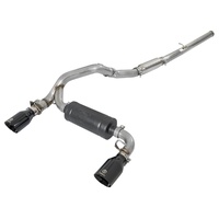 Takeda 3" 304 Stainless Steel Cat-Back Exhaust System (Focus RS EcoBoost 16-18)