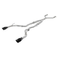 Takeda 2-1/2" 304 Stainless Steel Cat-Back Exhaust System (Infiniti Q50 2016+)