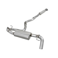 Takeda 2-1/2" 304 Stainless Steel Cat-Back Exhaust System (Crosstrek 18-19)