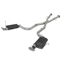 3" 304 Stainless Steel Cat-Back Exhaust System w/ High Temp Black Mufflers (Grand Cherokee 12-19)