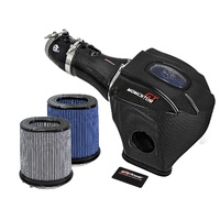 Black Series Momentum Carbon Fibre Cold Air Intake System w/Dual Filter (Challenger/Charger SRT Hellcat 15-16)