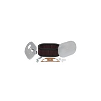 Custom Racing Air Filter Assembly to Suit Single/Dual Barrel Carburettors - 7.5" ID x 3.25" H x 1.75" Inlet