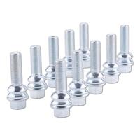 Wheel Bolt M14x1,5x39mm Loose Ball R14 - Silver 10 pcs.