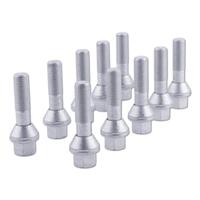 Wheel Bolt M14x1,5x48mm Loose Taper 60° - Silver 10 pcs.