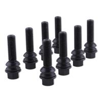 Wheel Bolt M14x1,5x45mm Loose Ball R14 - Black 10 pcs.