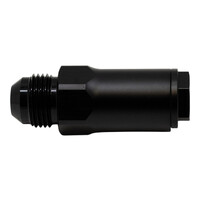 8AN to 1/2 EFI Quick Connect Adapter Anodized Matte Black