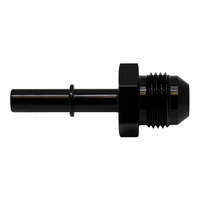 8AN to 5/16 EFI Quick Connect Adapter Anodized Matte Black