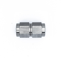 Titanium Straight 6AN to 6AN Female Flare Swivel Coupler