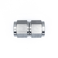 Titanium Straight 10AN to 10AN Female Flare Swivel Coupler