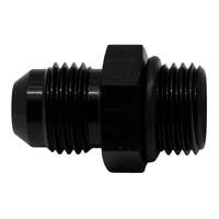 6AN to 6AN Flare Adapter Anodized Matte Black