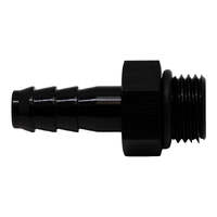 6AN to 5/16 Triple Barb Fitting Anodized Matte Black