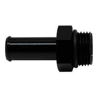 8AN  to 1/2  Barb Fitting Anodized Matte Black