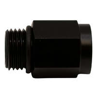 6AN to M12 X 1.5 Metric Adapter Anodized Matte Black