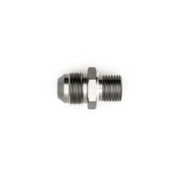 8AN Male Flare to M16 X 1.5 Male Metric Adapter w/Crush Washer