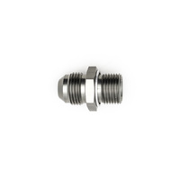 8AN Male Flare to M18 X 1.5 Male Metric Adapter w/Crush Washer