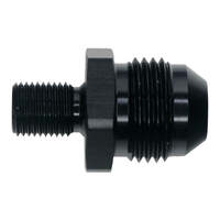 8AN to M10 X 1.0 Metric Adapter Anodized Matte Black