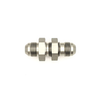 8AN to 8AN Male Flare Bulkhead Adapter w/Nut