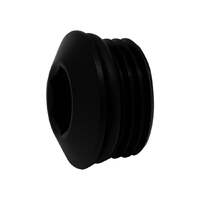 10AN ORB Male Plug Low Profile Internal Allen/Hex Anodized Matte Black