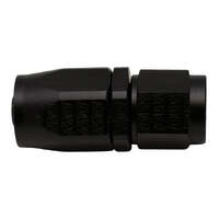 6AN Female Swivel Strait Hose End CPE Anodized Matte Black