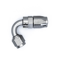 Titanium 120 Deg 6AN Female Flare Swivel CPE Hose End