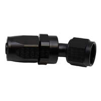 8 AN Female Flare Swivel 30-Degree Hose End CPE Anodized Matte Black