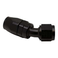 10AN Female Flare Swivel 30-Degreehose End CPE Anodized Matte Black