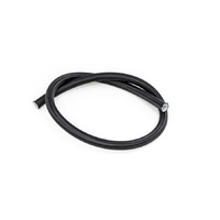 8AN Black Nylon Braided PTFE Hose - 3 Feet