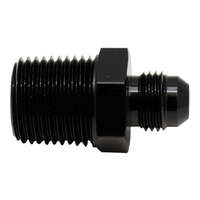 6AN Male Flare to 1/2 Inch Male NPT Adapter Anodized Matte Black