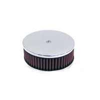 Round Air Filter Assembly - 4" ID x 2" H x 2.625" Inlet