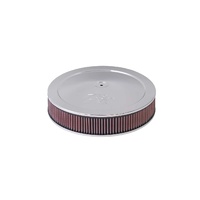 Round Air Filter Assembly - 12" ID x 2.5" H x 5.125" Inlet