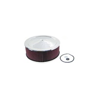 Round Air Filter Assembly - 12" ID x 5.125" H x 5.125" Inlet