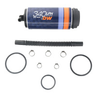 DW340V Series 340Lph In-Tank Fuel Pump w/ Install Kit (VW/Audi)