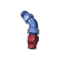 45 Deg Tube to Male AN Adapter 1/4" to 4AN