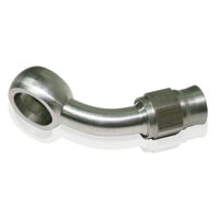 -3AN 45 Deg Banjo 10mm 3/8 Stainless to Suit Teflon Hose