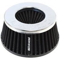 Chrome Inverted Tapered Filter - 5.25-6 O.D - 2.55" High