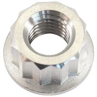 M8 x 1.25mm Titanium 12 Point Nut