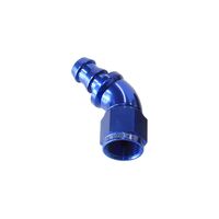 510 Series Full Flow Tight Radius Push Lok 45 Deg Hose End -4AN