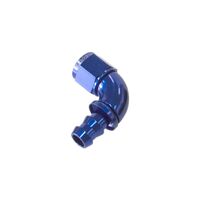 510 Series Full Flow Tight Radius Push Lok 90 Deg Hose End -4AN