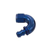 510 Series Full Flow Tight Radius Push Lok 150 Deg Hose End -12AN