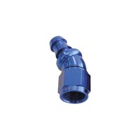 510 Series Full Flow Tight Radius Push Lok 30 Deg Hose End -8AN